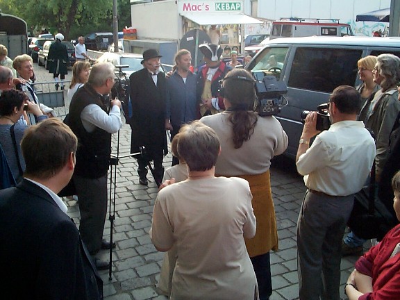 Bhne auf dem Marktplatz