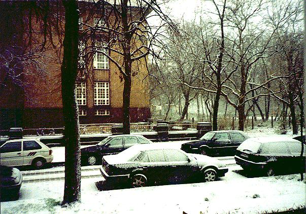 Blick aufs Gymnasium